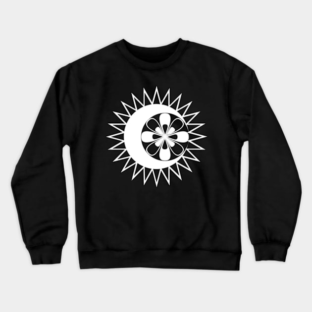 Moon mandala from the sun Crewneck Sweatshirt by RENAN1989